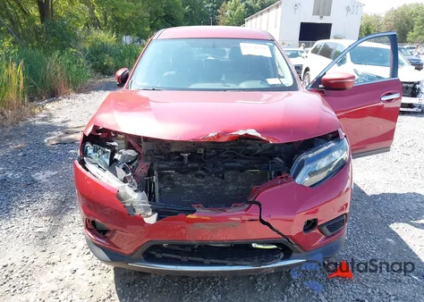 2015 Nissan Rogue S из США, поврежденный, VIN KNMAT2MV1FP580890